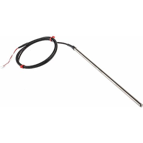 Capteur RTD PT100 RS PRO, Ø 6mm, L.250mm + 1m, +250°C max, Câble ( Prix pour 1 ) (1/3)