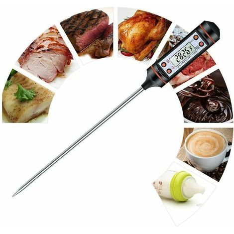 LCD Thermomètre alimentaire Cuisine Cuisson Sonde de température de cuisson (1/4)