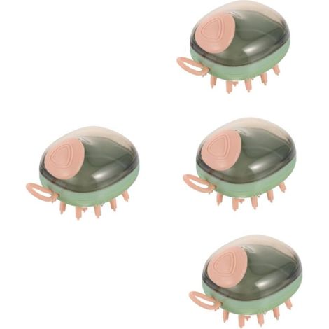 4 Pièces Brosse de bain pour chat et chien animal de compagnie scrubber chien pour le toilettage épurat de lavage pour chien animaux shampooing chiot mass abdos (1/5)