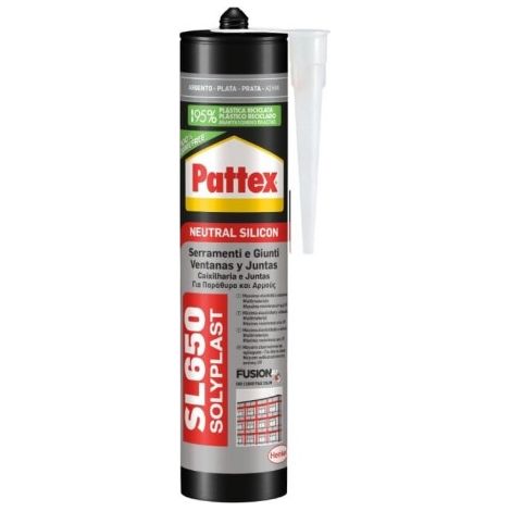 PATTEX SL 650 VENTANAS Y JUNTAS CART. 300 ML - PLATA - IMPREX