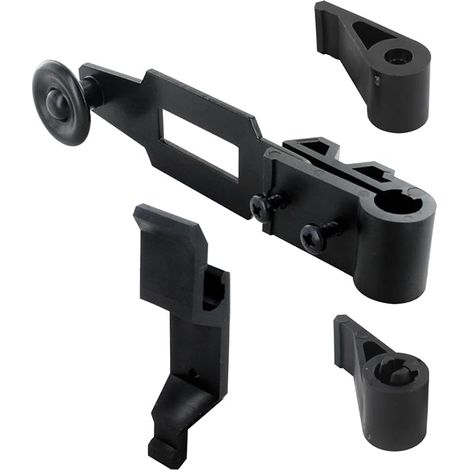 Accessories for Spaniard of Swing Shutters - Closure System for Shutters and Blinds - Matte Black Made of Durable Polyamide Material (1/5)