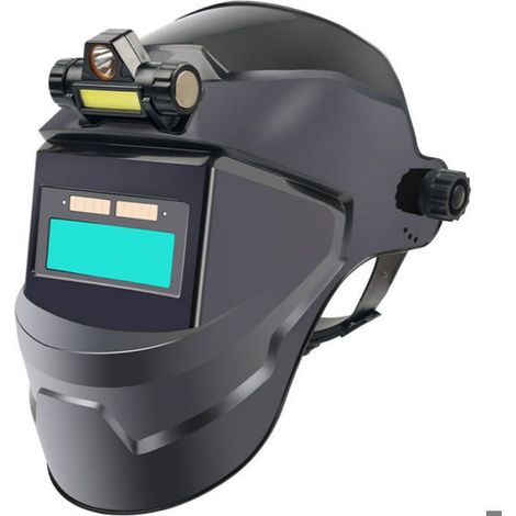 Masque de soudage automatique avec lampe frontale éclairée