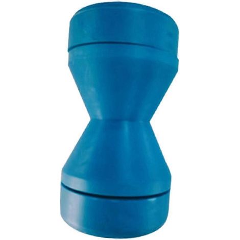 90 mm blaue, abriebfeste Kielrolle aus Polyurethan für Bootstrailer, Kanus, Motorboote und Yachten (1/5)