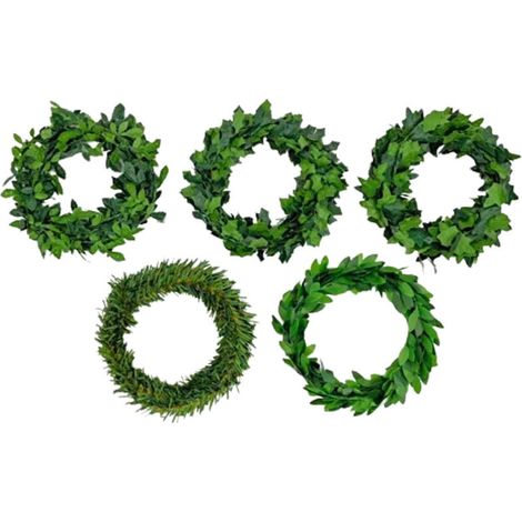 Guirlande Feuillage Miniature - Guirlande De Vigne En Plastique Souple - Pour Maison De Poupée 1:6 Et Décoration Féerique - 5 Modèles - 16 Pieds (1/5)