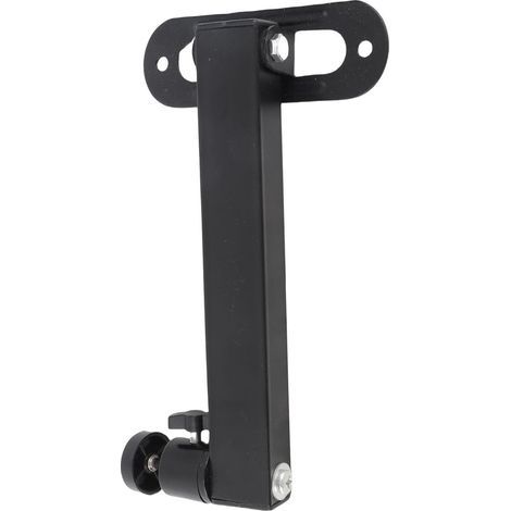 Support Mural Réglable pour Projecteur Pliable Support en Acier de 20cm, Rotation de 360 Degrés, Inclinaison à 90 Degrés, Interface 1/4 pour Projecteur, Caméra Universelle (1/5)