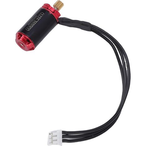 sans Balais de Remplacement 1224 3600KV pour SCX24 - RC à Haut Rendement et à Faible Bruit avec Boîtier en Alliage d'aluminium pour Voitures sur Chenilles 2S (1/4)