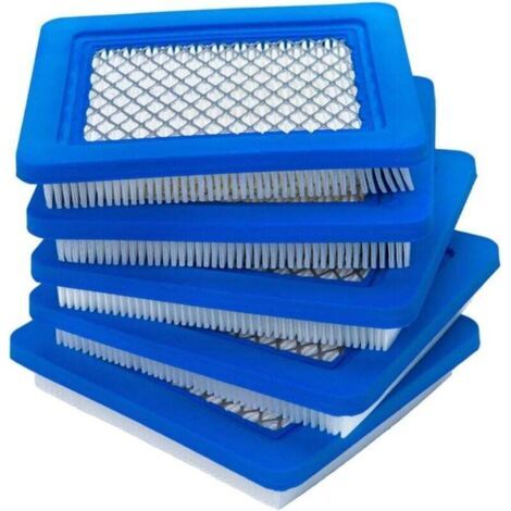 Air filters 491588s, pack of 5, compatible with Briggs & Stratton 491588, Toro 20332, Craftsman 3364 and Premium air filters for lawnmowers.