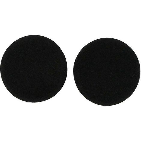 paire de coussinets d'oreille de rechange pour casque Sennheiser PX100 (noir)-Black
