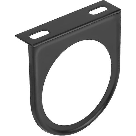 Support de montage universel pour manomètre à un seul trou, 52 mm (2 pouces), noir. (1/5)
