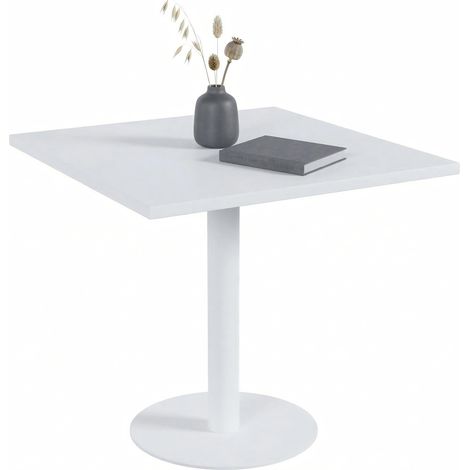 Table de bistrot Freida Blanc (1/5)