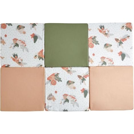 Maxi Spieldecke Malin TINEO AMAZONIE 5in1 - Multifunktionale Entwicklungsspielmatte - 120x180x5 cm