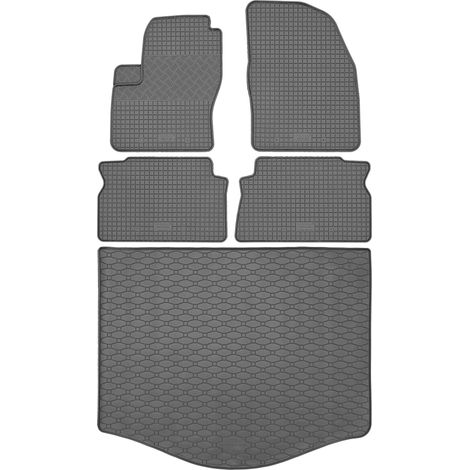 Ford C-Max I Minivan (2003–10.2010) – SET: Gummifußmatten + Kofferraummatte