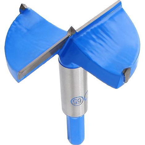 Qjaiune Foret Forstner de 2-9/16 pouces / 65 mm, coupe-foret de 2,5625 pouces en carbure de tungstène pour scie cloche à bois, ouvre-tarière, ouvre-trou pour le travail du bois (1/5)