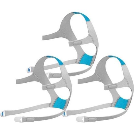 Casque De Remplacement Pour Masque Facial Intégral Lot De 3 Avec Accessoires Sangles Et Clips Magnétiques