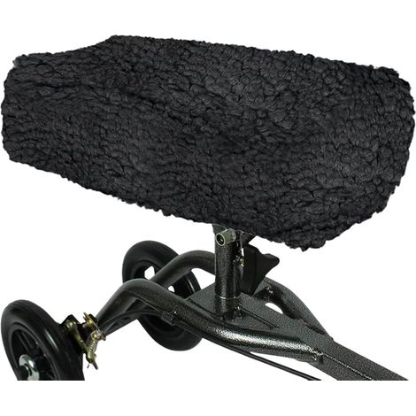 Housse de protection pour genoux, coussin de marche pour genoux, housse de siège de scooter, protection des genoux en mousse pour une expérience de conduite confortable,Noir, 14 × 7 × 2.5 pouces (1/5)