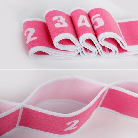 Yoga-Fitness-Widerstandsband für Kinder und Erwachsene, Lateinamerikanische Tänze, elastischer Stretchgürtel, Zugband für Training und Workout (1/5)