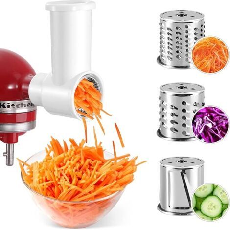 Zerkleinerer-Zubehör für Kitchenaid-Mixer, Zerkleinerer-Aufsätze zum schnellen Schneiden von Gemüse für Salate und Kartoffeln (1/5)