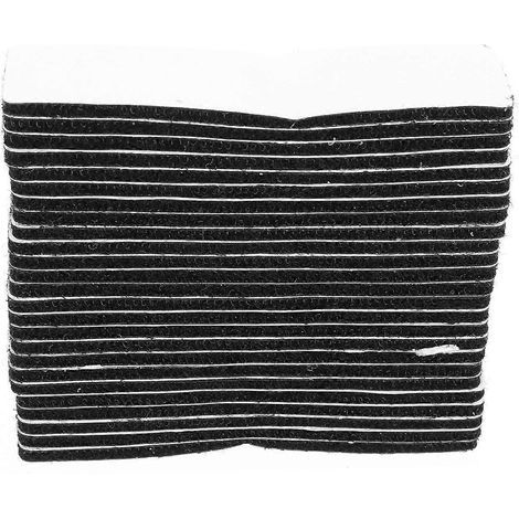 Bandes de fixation pour canapé, renforcées, 25 bandes par paquet, noires (1/5)
