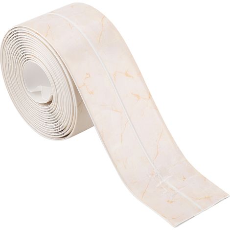 Bande D'étanchéité Auto-adhésive - En Pvc Flexible Imperméable - Pour Cuisine Salle De Bain Évier - 5cm X 260cm (1/5)