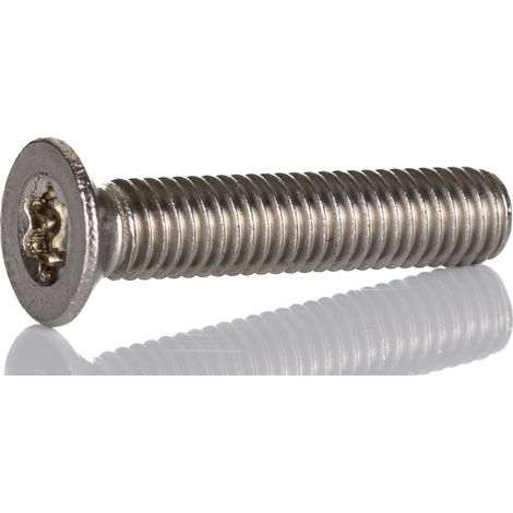 Vis de sécurité inviolable, M5, tête Fraisée, en Acier Inoxydable A2 304 ( Prix pour Sachet de 50 )