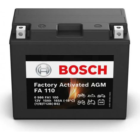 Batería de Moto Bosch FA110 10Ah 165A 12V (1/5)