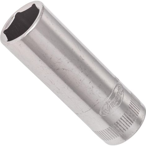 Steckschlüsseleinsatz ∙ lang ∙ V2700N ∙ 1/4 Zoll (6,3 mm) Vierkant hohl ∙ Außen Sechskant Profil ∙ SW 12 mm (1/2)