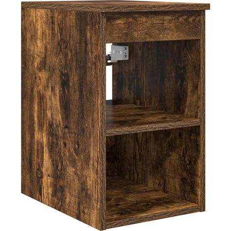 Bathroom Cabinet In-between Smoked Oak 30 x 35 x 50 cm vidaXL