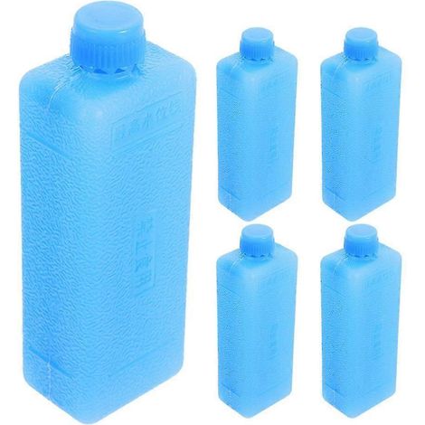2026 Packs de glace réutilisables pour glacière, boîtes à lunch, climatiseur, blessures et soulagement de la douleur - 5 mini packs de gel flexibles (1/5)