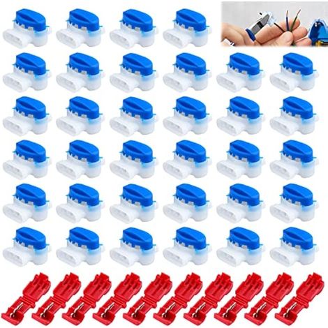 50 connecteurs de câbles avec gel, bornes de raccordement pour robot tondeuse, bornes de câble étanches pour robots tondeuses, connecteurs de câbles compatibles avec Husqvarna Automower (1/5)