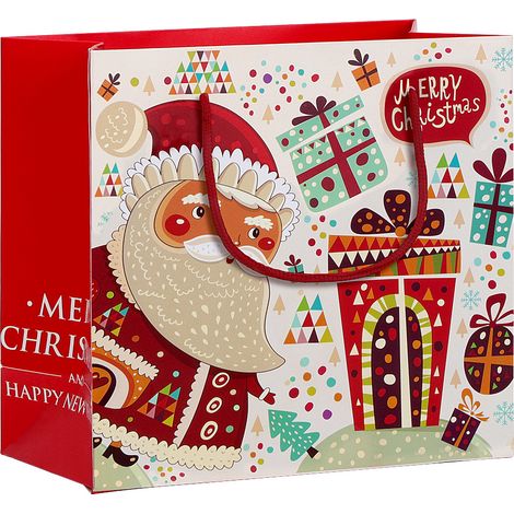 Boîte Cadeau En Papier Beige Pour Bonbons Et Petits Cadeaux - Emballage Fête De Noël Résistant - Format 30x27x12cm (1/5)
