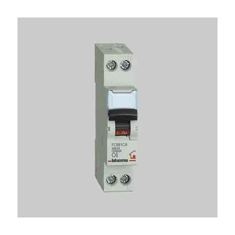 INTERRUTTORE MAGNETOTERMICO COMPATTO BTICINO 1P+N Corrente 32A