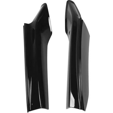 Paire de spoilers de pare-chocs avant réduisant la résistance au vent, séparateurs d'angle de pare-chocs pour BMW Série 5 F10 F11 M Sport (2010-2016), noir brillant