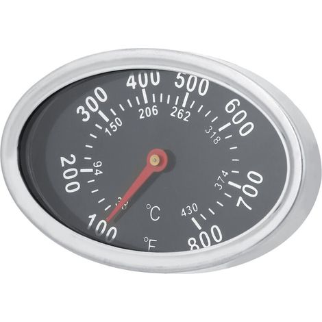 Thermomètre pour Barbecue Fumoir en Acier Inoxydable Jusqu'à 430℃ (1/5)