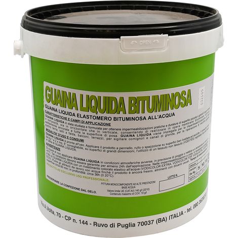 Guaina Bituminosa Liquida Vodichem Vodipren 90 Nera 5 kg