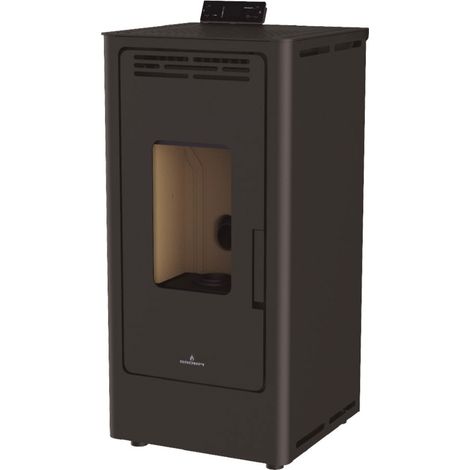 Poêle à pellet 9kW - Kira Noir - Sans (1/3)
