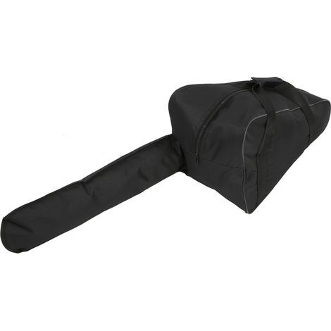 Sac de Transport pour Tronçonneuse en Toile Oxford Imperméable et Résistant, Portable pour Bûcheron (Noir) (1/5)