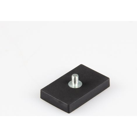 Magna-C Gummiertes Magnetsystem 35x22,5x6mm Gewindezapfen (1/3)