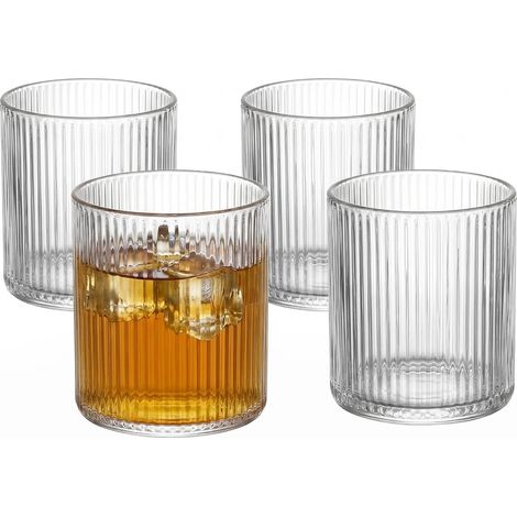Lot de 4 verres à eau, transparents, 300 ml (1/5)