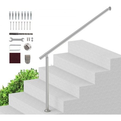 Rampe d'Escalier - 120 cm Main Courante Escalier pour Marches (1/5)