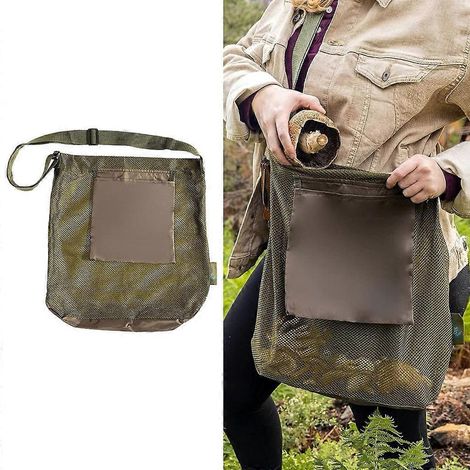 Sac de cueillette en filet pour champignons, sac à champignons pour les amateurs de décoration de champignons (1/4)