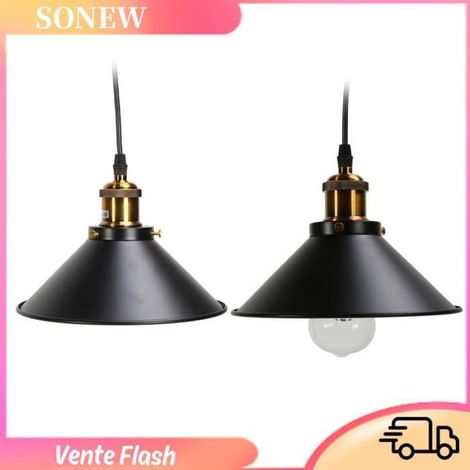 Sonew Luminaires suspendus Lampe à Suspension en Fer galvanisé, Installation Facile, Plafonnier en Fer forgé luminaire plafonnier (1/5)