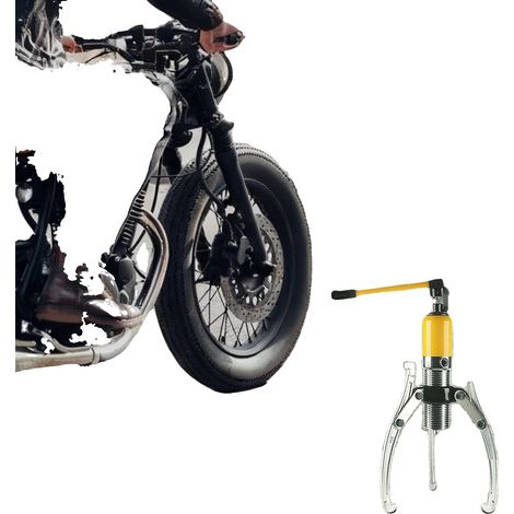 Extracteur hydraulique, acier haute résistance, longueur totale 20 pouces, force de levage de 10 à 20 tonnes, adapté pour les moyeux de roues automobiles, poids d'environ 10 kg (1/5)
