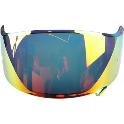 Visière de casque de moto, résistante aux rayures, coupe-vent, protection PC renforcée, remplacement pour CNS-3 rouge (1/2)