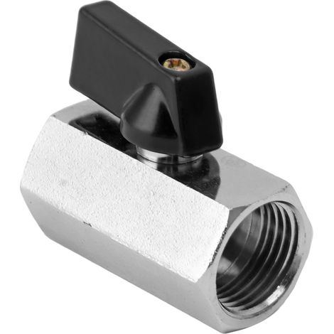 Vanne à bille en cuivre épaisse pour gaz naturel chauffe-eau domestique robinet tuyau 1/2 pouce (1/5)