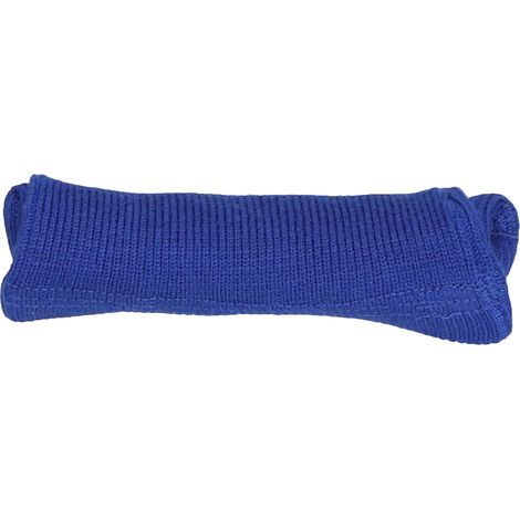 Protège-Oreilles pour Chien Anti-Gel Élastique en Polyester - Cache-Oreilles Chauds Hiver pour Toilettage Canin - Bleu Taille S