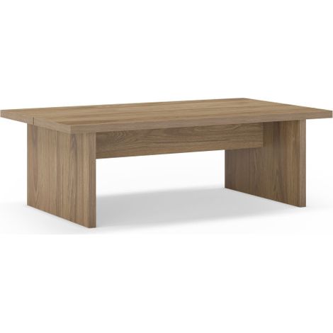 Table basse LOANA - Chêne - Forme rectangulaire - 120 x 70 x 40 cm (1/5)