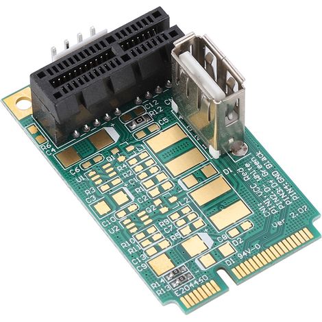Mini-PCI-E-zu-PCI-Express-1x-Erweiterungskarte (PCI-E 4x/8x/16x-Test) (1/5)