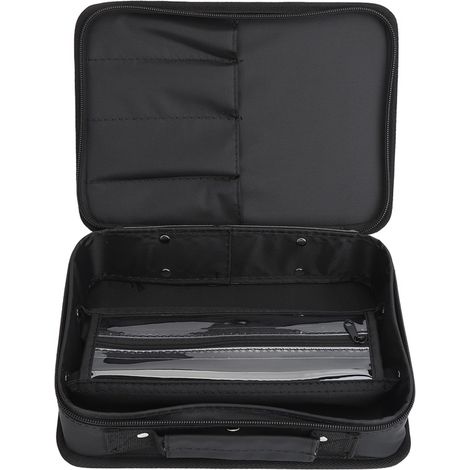 Kit portátil de herramientas de peluquería, estuche para kit de corte y cuidado del cabello, organizador de almacenamiento para suministros de peluquería. (1/5)