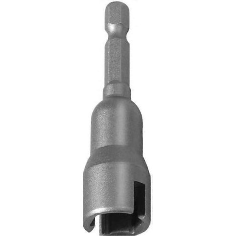 1/4-Zoll-Sechskantschaft-Bohrer, Bits, Schraubenschlüssel, Werkzeuge, kompatibel mit Paneelmuttern, Schrauben, Ösen, C-Haken, Bolzen, Elektro-Garten-Handwerkzeuge, 2 Stück, silber