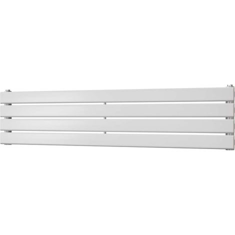 Typhoon Axis - White Horizontal Radiator H272mm x W1200mm Single Panel (1/3)